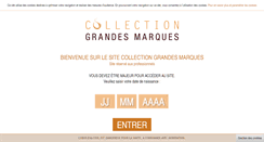 Desktop Screenshot of collection-grandes-marques.com